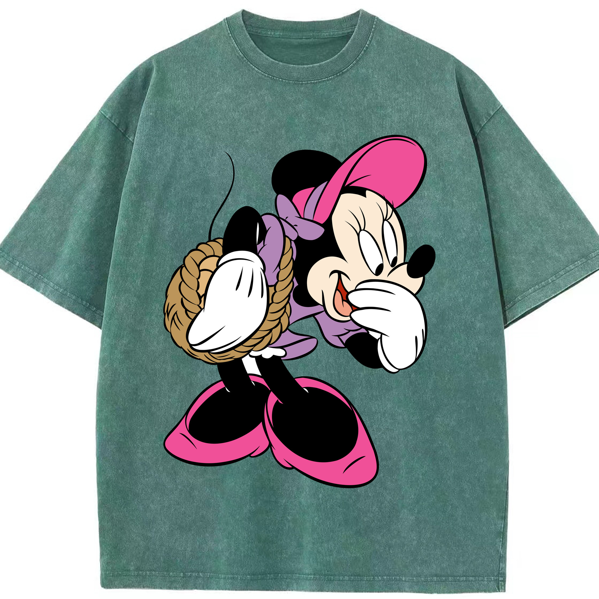 （画像用） ミッキーマウス Mickey Mouse 綿100% ヴィンテージ風 半袖Tシャツ（フロントプリント）